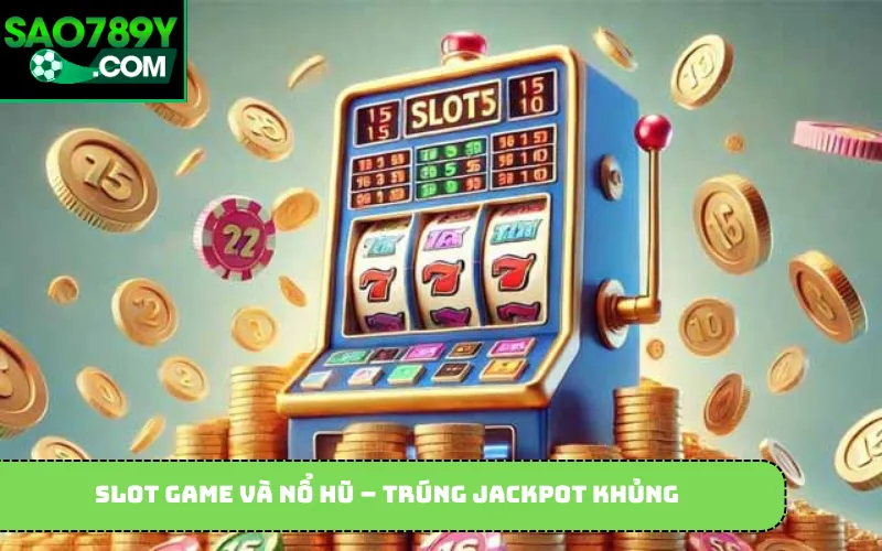 Slot game và nổ hũ – Trúng Jackpot khủng